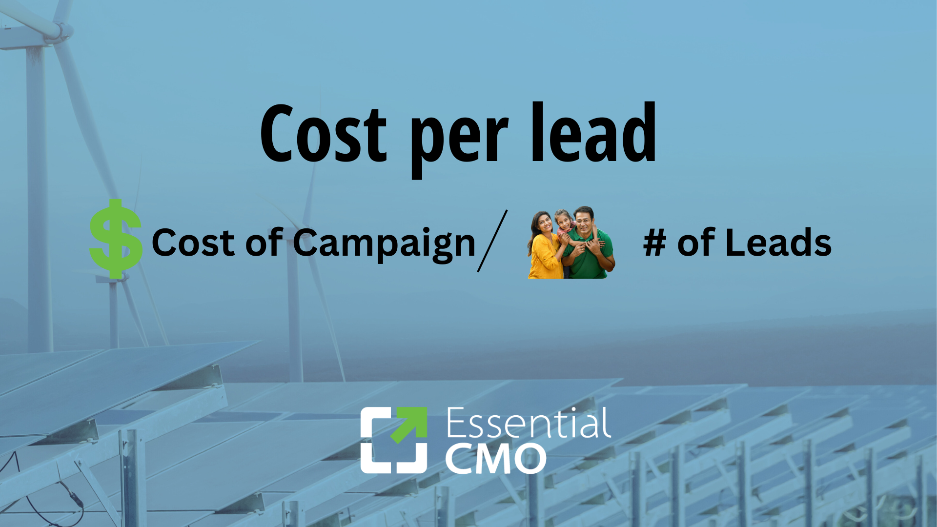 Marketing performance indicators need to include Cost per lead and it is different for each marketing channel.